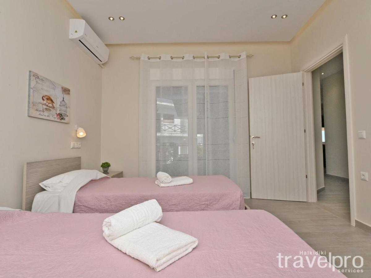 Sabbia Apartments Seafront By Rentalspro Services - Nea Moudania Halkidiki Exteriör bild