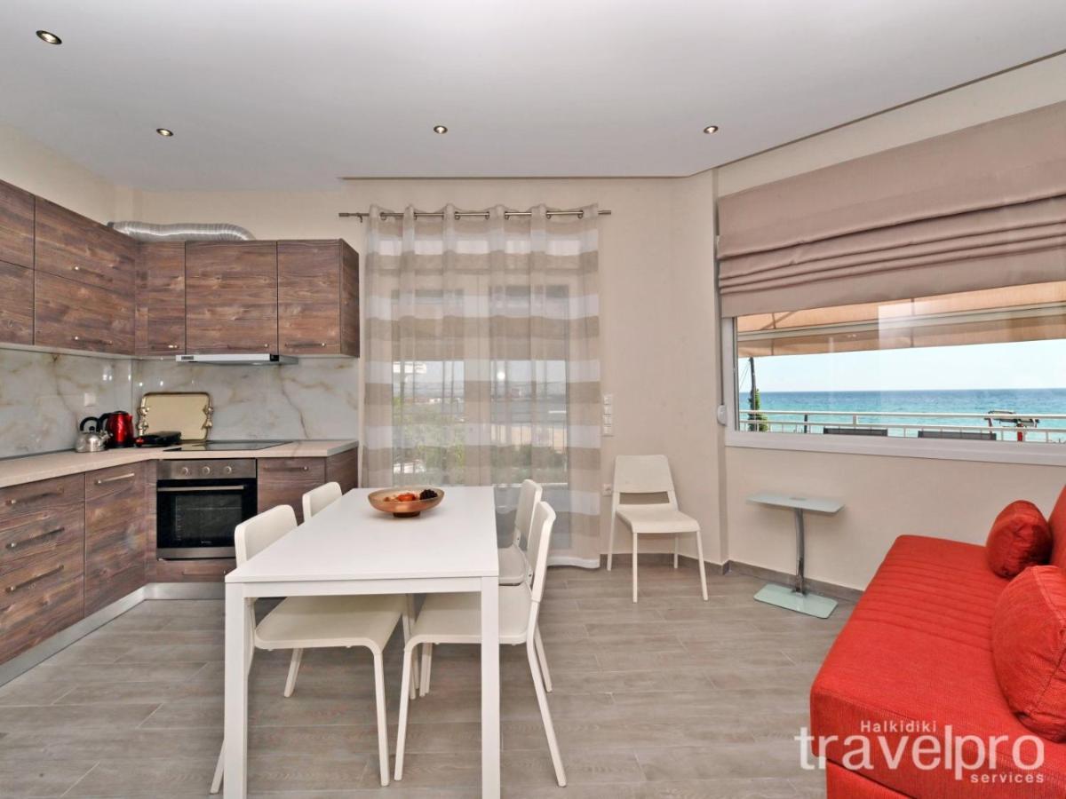 Sabbia Apartments Seafront By Rentalspro Services - Nea Moudania Halkidiki Exteriör bild