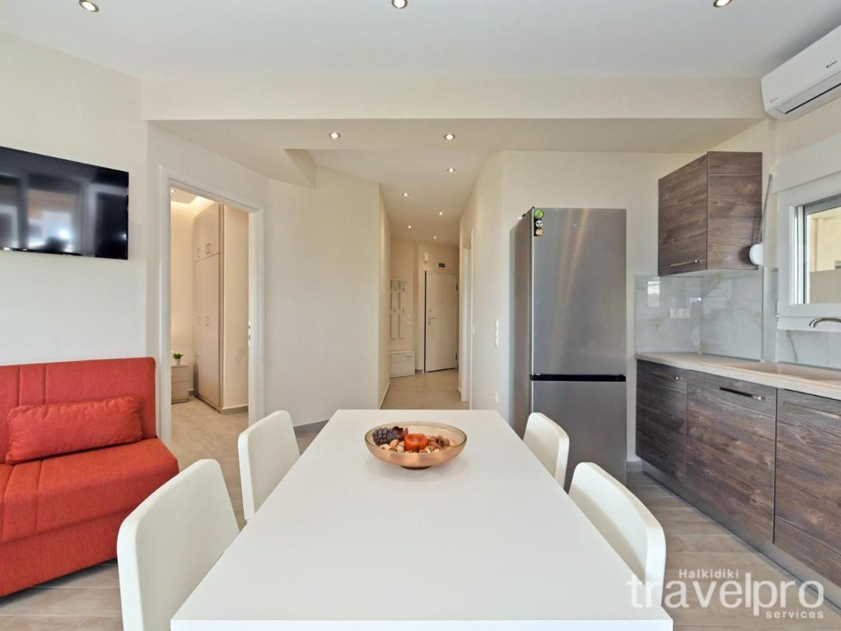 Sabbia Apartments Seafront By Rentalspro Services - Nea Moudania Halkidiki Exteriör bild