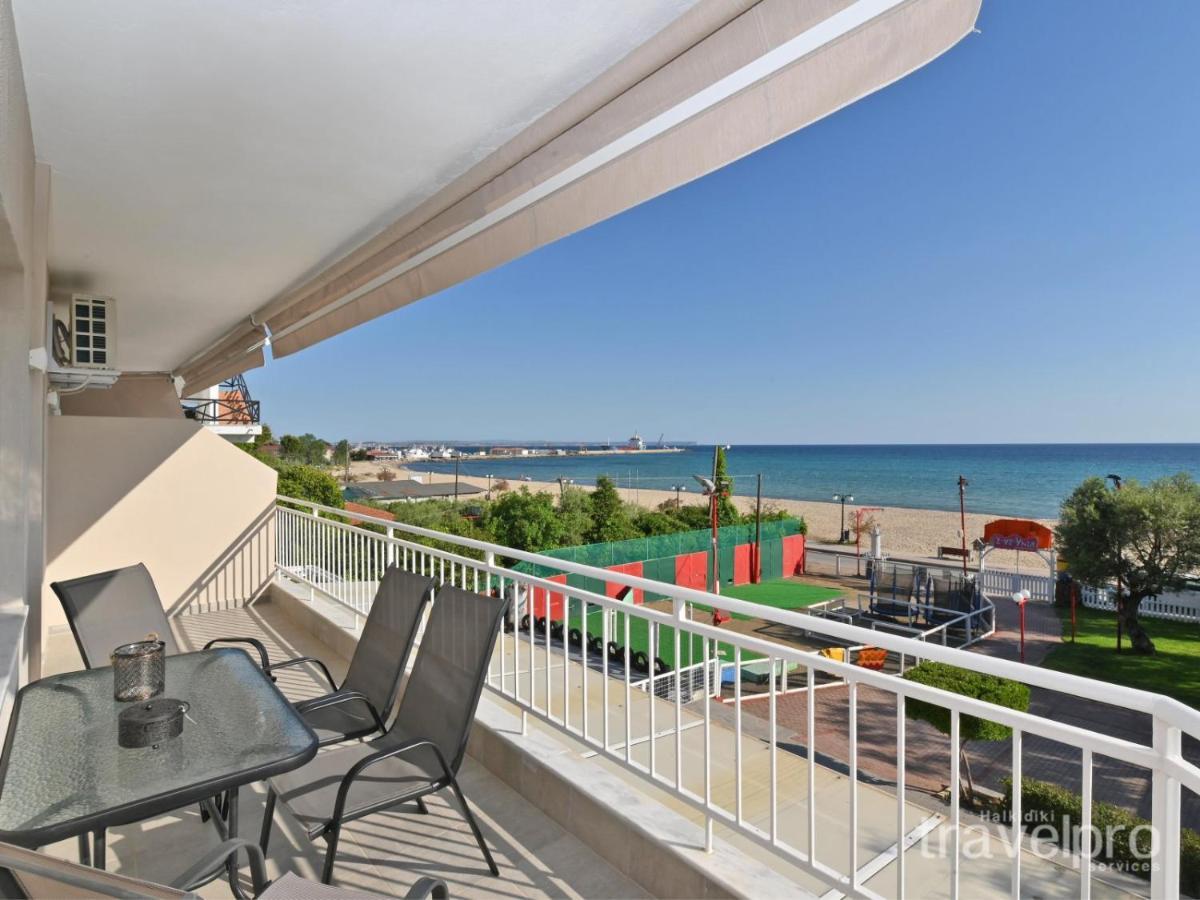 Sabbia Apartments Seafront By Rentalspro Services - Nea Moudania Halkidiki Exteriör bild